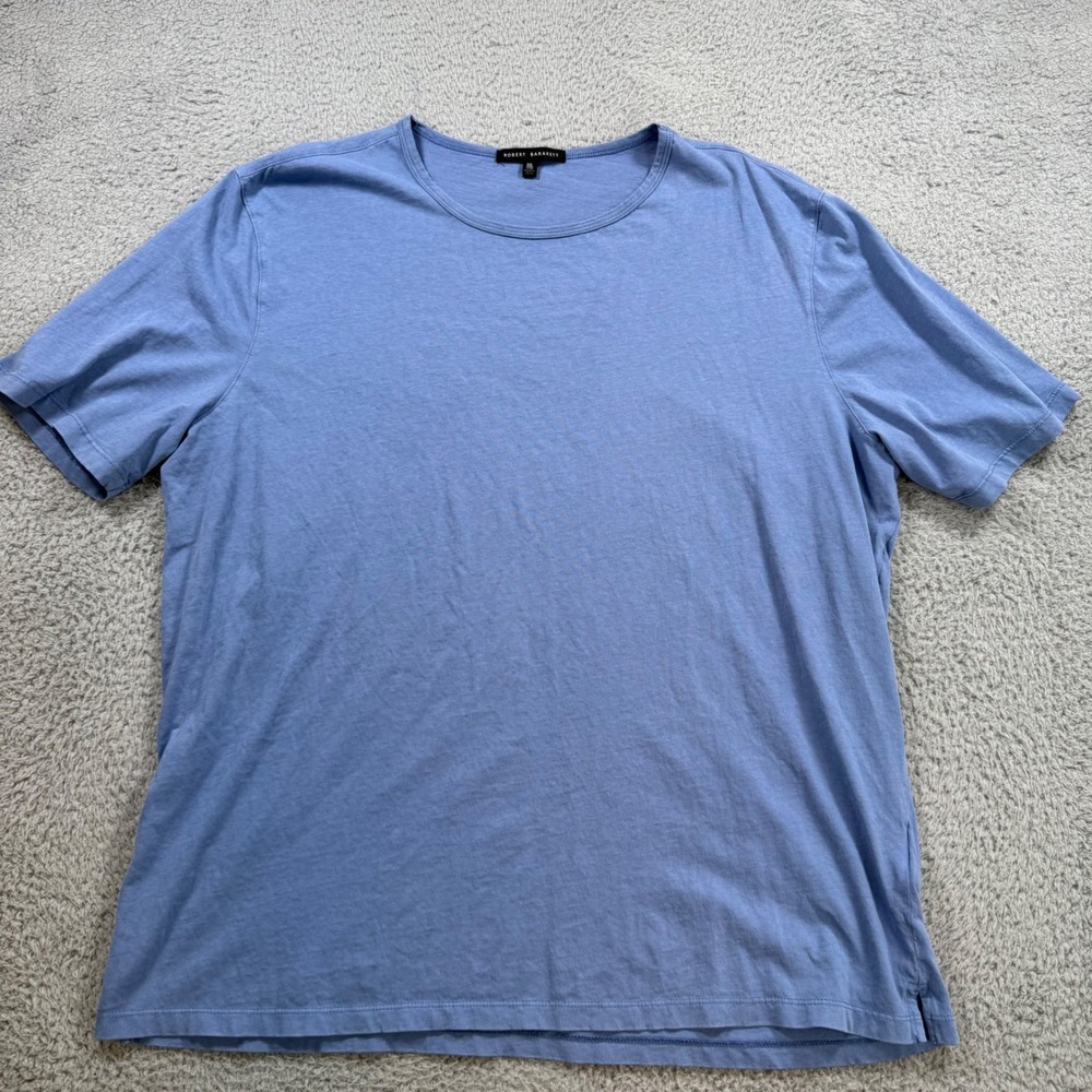 Robert Barakett Kentville SS T-Shirt Blue Mens XXL RB81106 Cotton Crew Neck Tee